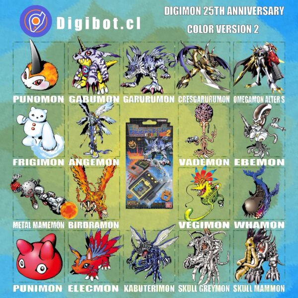 Vpet Digimon 25th aniversario Color - Imagen 2