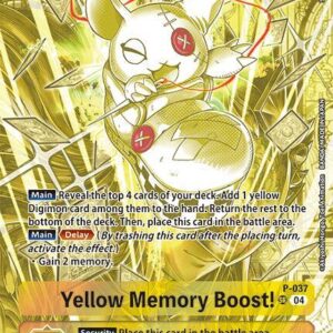 P-037 Yellow Memory Boost!